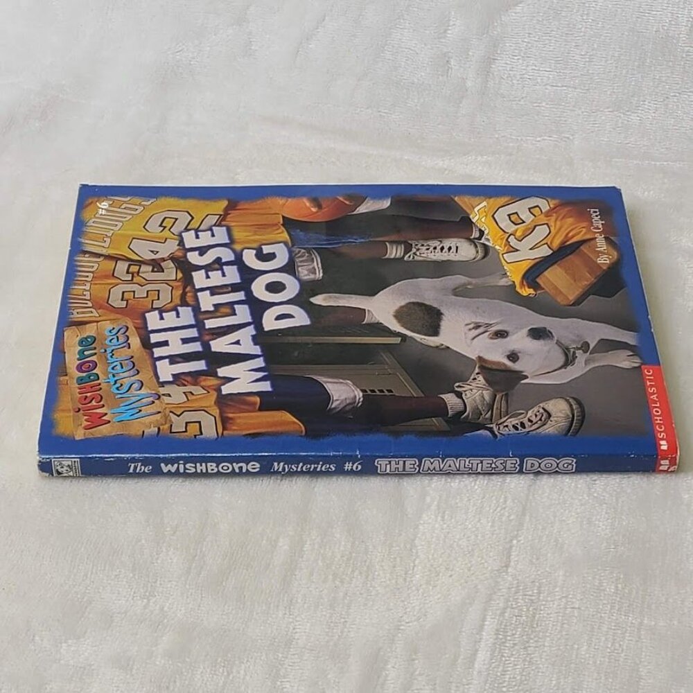 Wishbone Mysteries The Maltese Dog Anne Capeci 1999 Scholastic PB - Picture 3 of 9